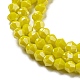 Opaque Solid Color Electroplate Glass Beads Strands(GLAA-F029-P4mm-C05)-3