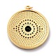 Real 18K Gold Plated Brass Micro Pave Cubic Zirconia Pendants(ZIRC-L100-084G-02)-3