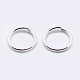 925 Sterling Silver Saw Cut Open Jump Rings(STER-F036-02S-0.5x3mm)-2
