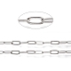 304 Stainless Steel Paperclip Chains(CHS-M003-15P)-3