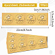 Self Adhesive Gold Foil Embossed Stickers(DIY-WH0575-014)-2