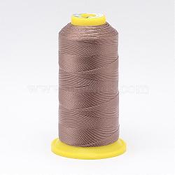 Nylon Sewing Thread, Camel, 0.4mm, about 400m/roll(NWIR-N006-01J1-0.4mm)