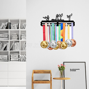 Sports Theme Iron Medal Hanger Holder Display Wall Rack(ODIS-WH0021-539)-6