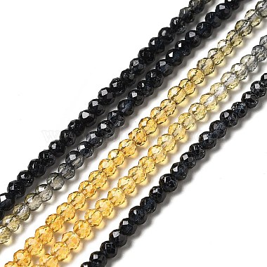 Transparent Gradient Color Glass Beads Strands(X-GLAA-H021-01B-07)-2