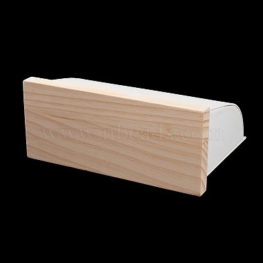madera cubierta con expositores de collares de cuero pu(NDIS-A002-01A)-5