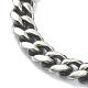 Tarnish Resistant Men's 304 Stainless Steel Cuban Link Chain Bracelets(STAS-A051-04B)-3