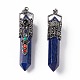 Gros pendentifs teints en lapis-lazuli naturel(G-H281-02E)-2