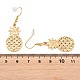 304 Stainless Steel Dangle Earrings(EJEW-E617-06G)-2