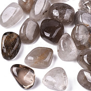 Natural Smoky Quartz Beads, Healing Stones, for Energy Balancing Meditation Therapy, for Wire Wrapped Pendant Making, Tumbled Stone, Vase Filler Gems, No Hole/Undrilled, Nuggets, 15~41x15~26x14~24mm, about 250~300g/bag(G-N332-019)