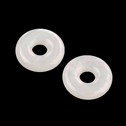 Opaque Resin Pendants, Donut Charms, White, 18x4mm, Hole: 5.5mm(CRES-I036-10E)