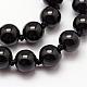 Natural Black Onyx Beads Strands(G-O153-01-8mm)-1