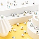 50Pcs 5 Colors Christmas Opaque Glass Beads(EGLA-FS0001-05)-5