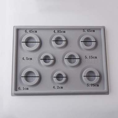 8サイズのプラスチック製の長方形のブレスレットのデザインボード(TOOL-D052-01)-2