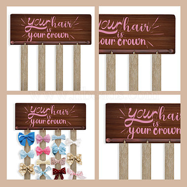 Wood Hanging Welcome Sign(HJEW-WH0077-002)-3
