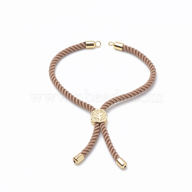 Nylon Twisted Cord Bracelet Making(MAK-T003-11G)-3