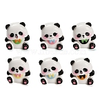 Opaque Resin Panda Display Decorations, Micro Landscape Dollhouse Accessories, Pretending Prop Decorations, Panda, Mixed Color, 21.5x17x23mm(RE-CBA93EE-07)