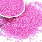 Imitation Cat Eyes Glass Seed Beads, Dyed, Cylinder, Camellia, 1.6x1.3mm, Hole: 0.8mm, about 60000pcs/pound(SEED-H003-03T)