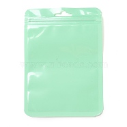 Rectangle Plastic Zip Lock Gift Bags, with Transparence Windows Resealable Bags, Aquamarine, 15x10.5x0.1cm, Unilateral Thickness: 2.5 Mil(0.065mm)(OPP-B006-02E-01)