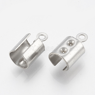 201 Stainless Steel Folding Crimp Ends(X-STAS-T031-12)-2