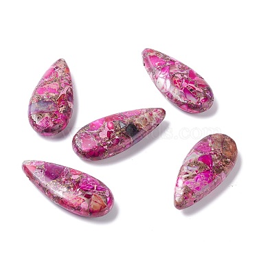 Teardrop Imperial Jasper Pendants