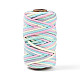 Cordon macram&eacute; en polycoton teint par segment(OCOR-T017-03G)-1