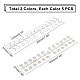 PandaHall Elite 2 Sets 2 Colors Plastic False Nail Tips Color Chart(MRMJ-PH0001-62)-4