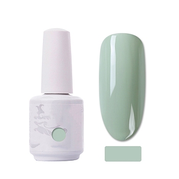 15ml Special Nail Gel, for Nail Art Stamping Print, Varnish Manicure Starter Kit, Medium Aquamarine, Bottle: 34x80mm