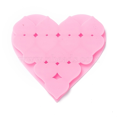 Moules en silicone pendentif de qualité alimentaire thème saint valentin(X-DIY-D050-12)-2