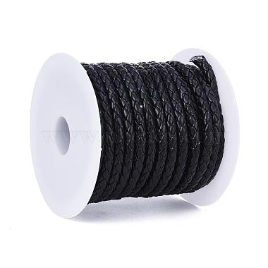 Braided Imitation Leather Cord(LC-D051-B-11)-3