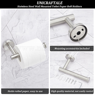 unicraftale 304 комплект аксессуаров для ванной комнаты из нержавеющей стали(HJEW-UN0001-06)-5