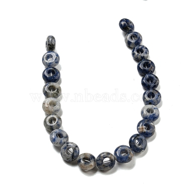 Natural Blue Spot Jasper Beads Strands(G-P536-A11-01)-3