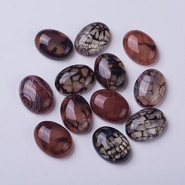 Dragon naturel veines cabochons(G-F296-07-15x20mm)-2