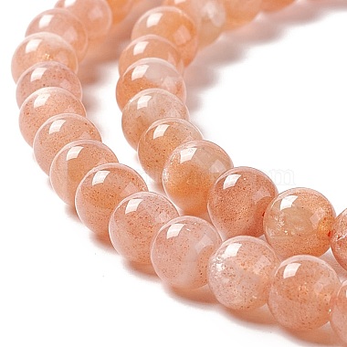 Natural Sunstone Beads Strands(X-G-A205-28A)-3
