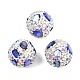 handgemachten Fimo-Perlen Strass(CLAY-H009-03D)-1