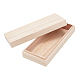 Unfinished Natural Wood Box with Lid(CON-WH0074-89C)-1