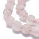 naturel a augmenté perles de quartz brins(G-K303-B15-8MM)-3