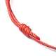 Fabrication de bracelets réglables et écologiques en cordon de polyester ciré coréen(AJEW-JB01195-05)-3