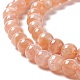 Chapelets de perles de sunstone naturelle naturelles(X-G-A205-28A)-3