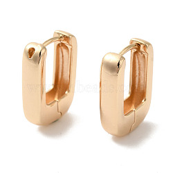 Brass Hoop Earrings for Women, Mixed Shapes, Golden, 18x4.5mm(EJEW-P292-11D-G)