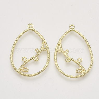 Alloy Open Back Bezel Pendants(PALLOY-S121-193)-2