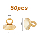 50Pcs Brass Bead Cap Bails(KK-HY0003-03)-2