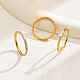 3Pcs 3 Style Stainless Steel Simple Thin Finger Rings Set(VB0831-3)-1