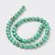 Sea Shell and Synthetic Turquoise Assembled Beads Strands(G-G758-07-12mm)-2
