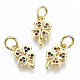 Brass Micro Pave Colorful Cubic Zirconia Charms(ZIRC-S067-161-NF)-1