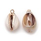 Electroplate Cowrie Shell Pendants(BSHE-L037-04)-2
