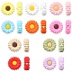 10Pcs 10 Colors Food Grade Eco-Friendly Silicone Beads(SIL-YW0001-19)-1