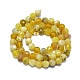 Chapelets de perles en opale jaune naturelle(G-G927-26)-2