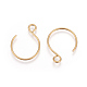 Ion Plating(IP) 304 Stainless Steel Earring Hooks(X-STAS-L216-02B-G)-1