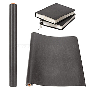 PU Imitation Leather Fabric, with Kraft Cardboard Mailing Tubes, Dark Slate Gray, 120x43x0.07cm(DIY-OC0011-96C)