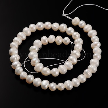 Natural Cultured Freshwater Pearl Beads Strands(PEAR-E002-28-01)-2